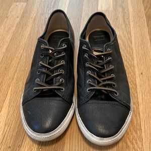 Frye Leather Sneakers Size 7.5 Black